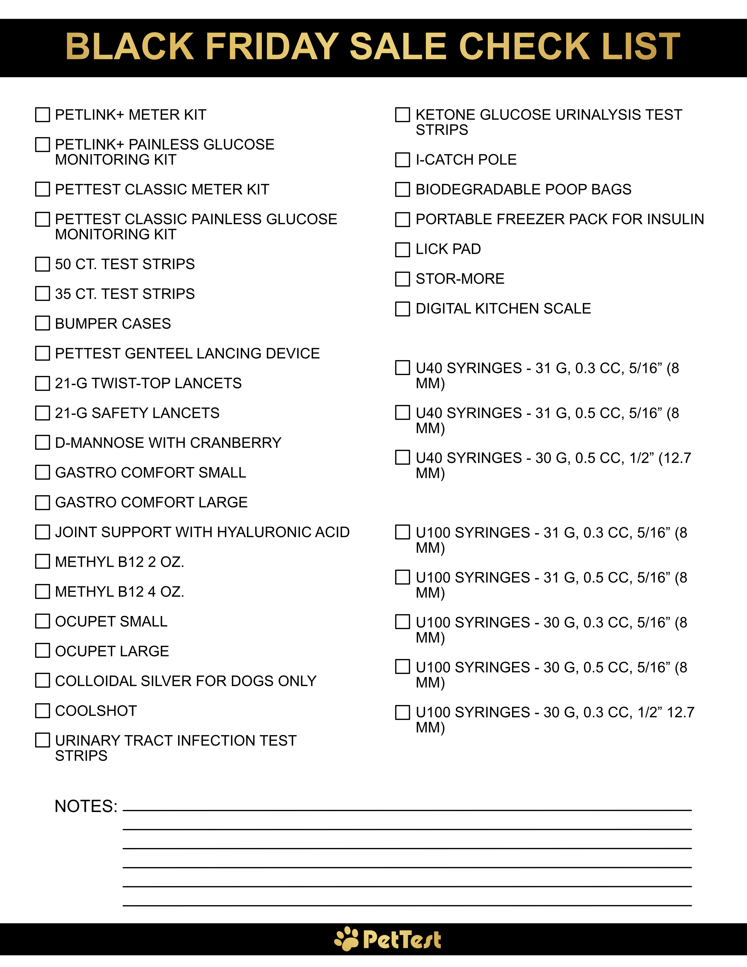 Black Friday Sale 2025 UK Check List